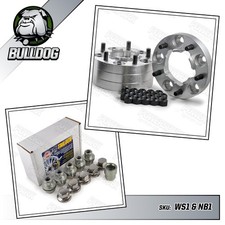 Bulldog Wheel Spacers Land Rover Defender Discovery 30mm with Locking Wheel Nuts