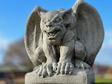 Stone gothic massive gargoyle