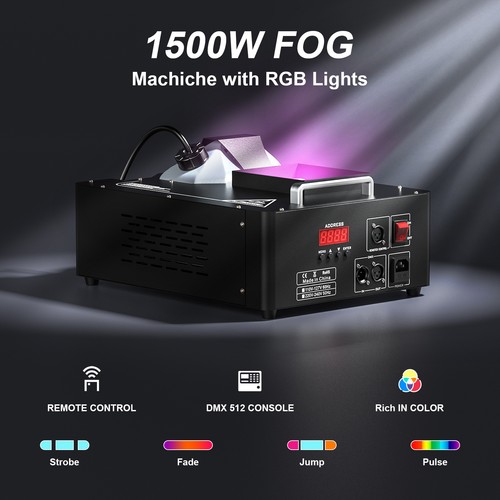 1500w fog smoke machine fogger - 1500w,