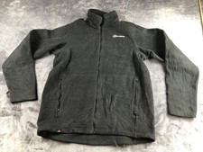 Berghaus Full Zip Fleece Jacket Men's L Black Warm Outdoor Hiking