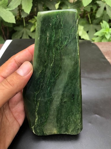 Large natural nephrite jade - natural,