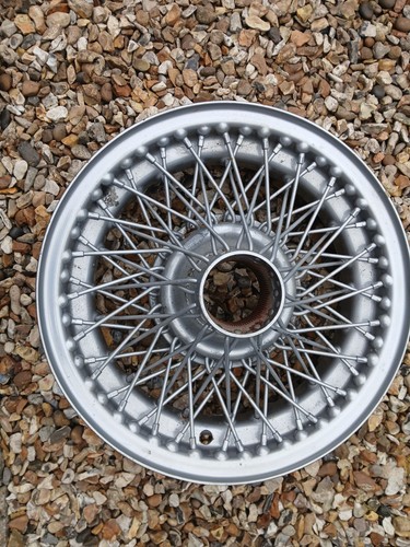 15x5 jaguar silver wire wheel