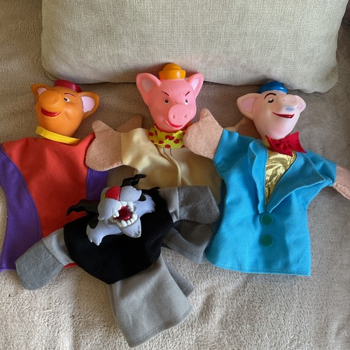 Three littles pigs and - three, wolf
