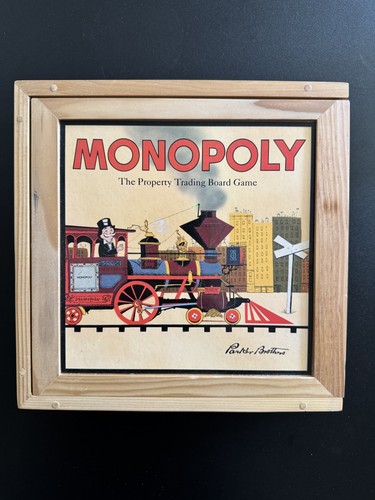 Monopoly wooden boxed - monopoly,