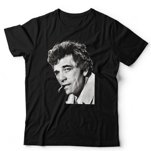 Columbo tshirt black - columbo, white