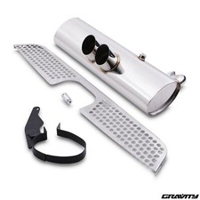 STAINLESS DECAT DE CAT EXHAUST REAR SILENCER BACKBOX FOR SMART FOR TWO 0.6 0.7 T