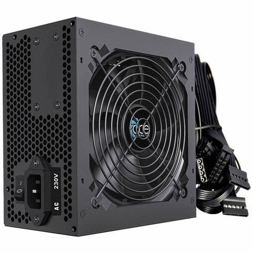 Black 650w psu power - black,