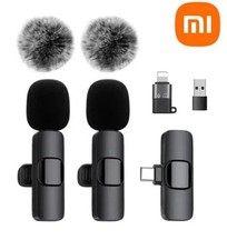 Xaomi Wireless Microphone Vlog Youtube Apple Android Audio Windproof Trottoire