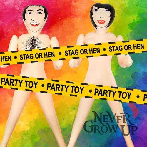 Inflatable inoffensive blow - inoffensive,