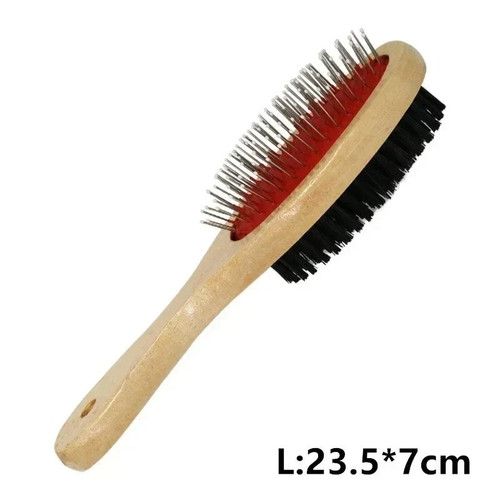 New pet grooming brush double - pet,