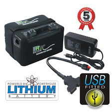 Powerhouse Golf 22Ah Lithium battery for golf trolley 36Hole+ LiFeP04 with USB