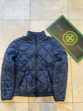 Blue Stone Island Garment Dyed Quilted Micro Yarn Jacket Medium Men’s