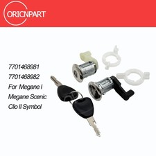 7701468981 7701468982 Car Door Lock Barrel Cylinder with Key For Renault Clio II