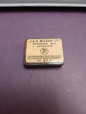 Vintage Snuff Tin J & H Wilson