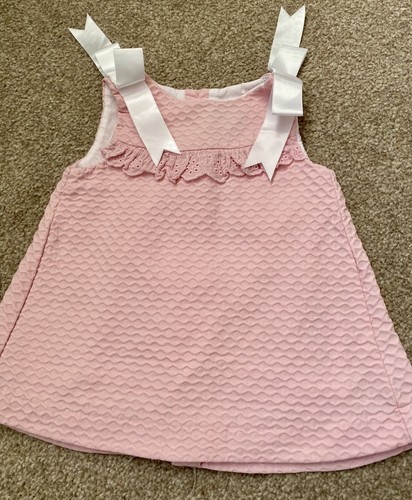 Charanga pink bows dress baby