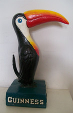 LARGE GUINNESS ADVERTISING TOUCAN BAR RESTAURANT COUNTER DISPLAY VINTAGE DESIGN
