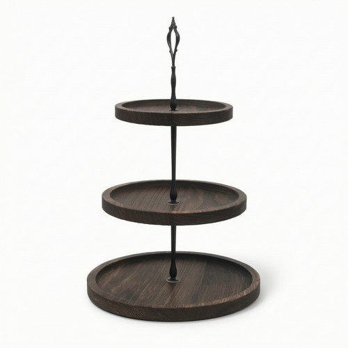 Tier cupcake stand - stand, wooden