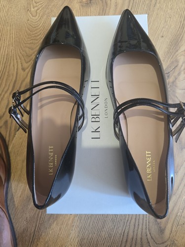 Lulu black patent shoes - patent,