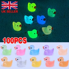 100PCS Mini Tiny Resin Duck