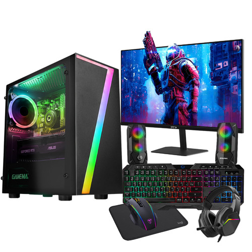Full setup gaming pc - full,