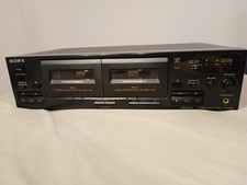 Sony Dual Cassette Deck TC-WR445 Auto Reverse Vintage HiFi Tape Player Recorder