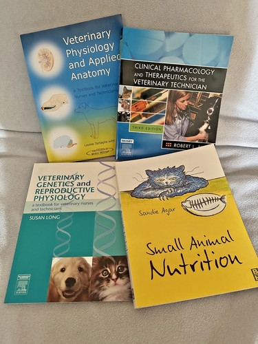 Veterinary nursing book bundle - veterinary,