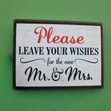 rustic wedding signs