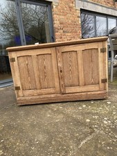 Antique Pitch Pine Teachers Desk