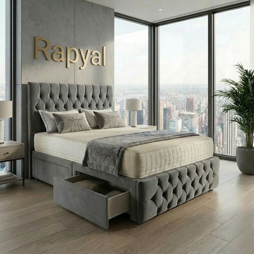 Divan bed set with - divan, orthopaedic