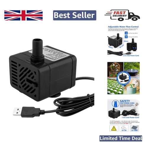 Adjustable usb fountain pump - adjustable,
