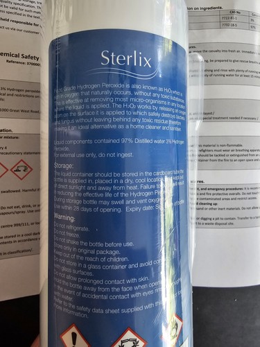 Sterlix hydrogen peroxide - sterlix,