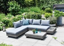 Garden Rattan Corner Sofa Sun lounger Rattan Luxury Garden Set 5 Year Warranty!!