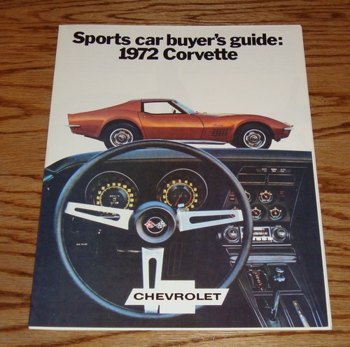 1972 chevrolet corvette - chevrolet,