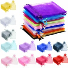 25 100 pieces organza bags organza bag fabric bags wedding jewelry bag