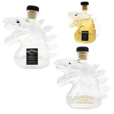 Godzilla Figure Model Whiskey Bottle 350ML Monster Art Statue Home Kitchen Decor