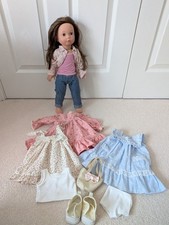 Gotz Precious Day Doll Elizabeth Brunette Brown Eyes with clothes bundle
