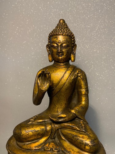 Antique bronze and gilt - ,