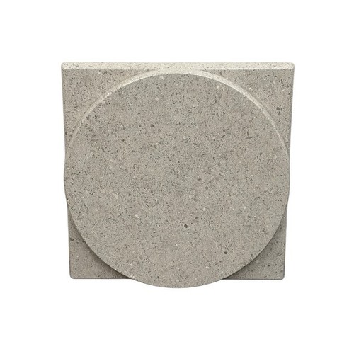Grey stone table - grey, top,