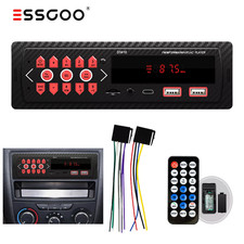 MP3 Single 1 Din Bluetooth Player Car Stereo Radio Head Unit FM/USB/AUX In-dash