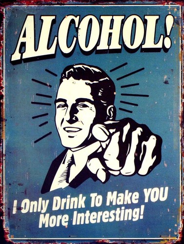 Alcohol retro vintage style - retro,