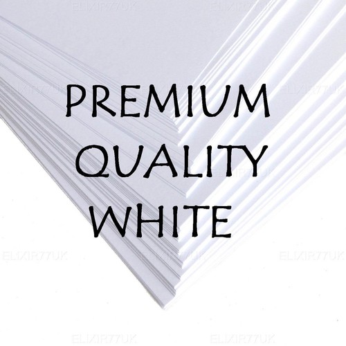 White craft card - a6,