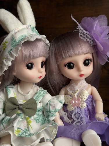 Set sisters 16cm bjd - "sisters", doll