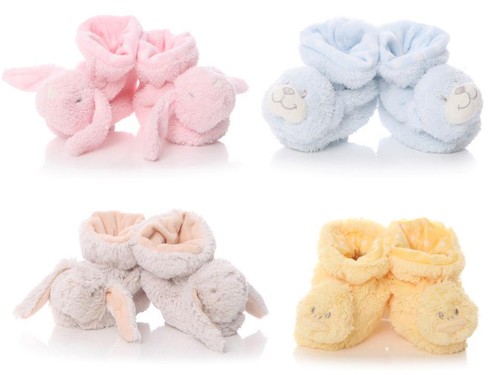 Newborn baby animal booties - newborn,
