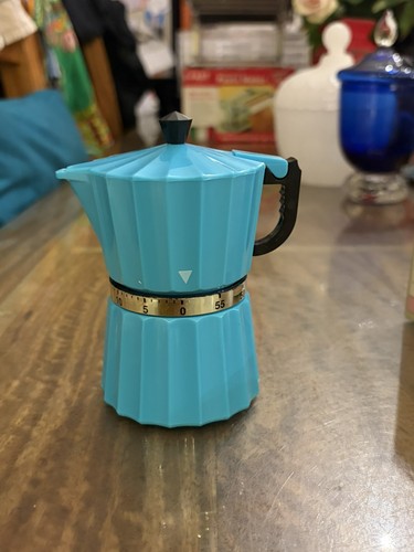 Blue kitchen timer - kitchen, miniature