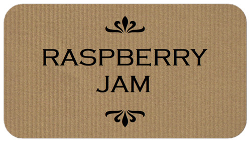 Mini kraft brown jam jar - kraft,