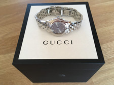 GUCCI GENUINE LADIES DIAMOND DIAL DRESS WATCH MODEL 5500L RRP £895