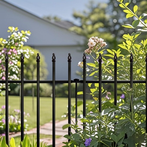 Metal decorative garden fence - decorative,