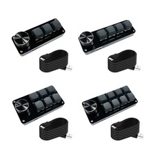 Customizable Mechanical Keypad and Intuitive Control Knob for Gaming/Working