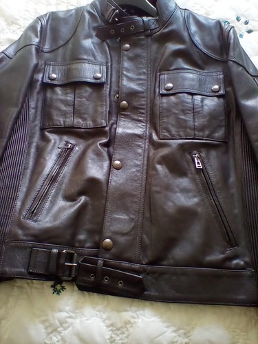 Belstaff gangster leather - belstaff,