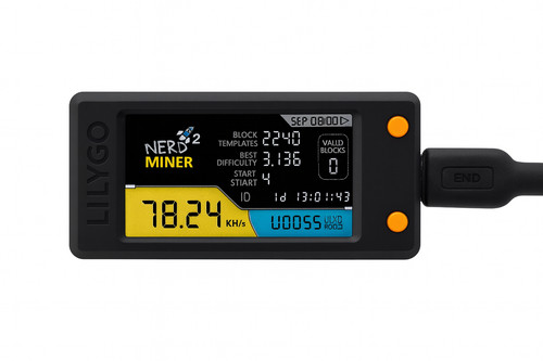Nerd miner solo lottery - miner,